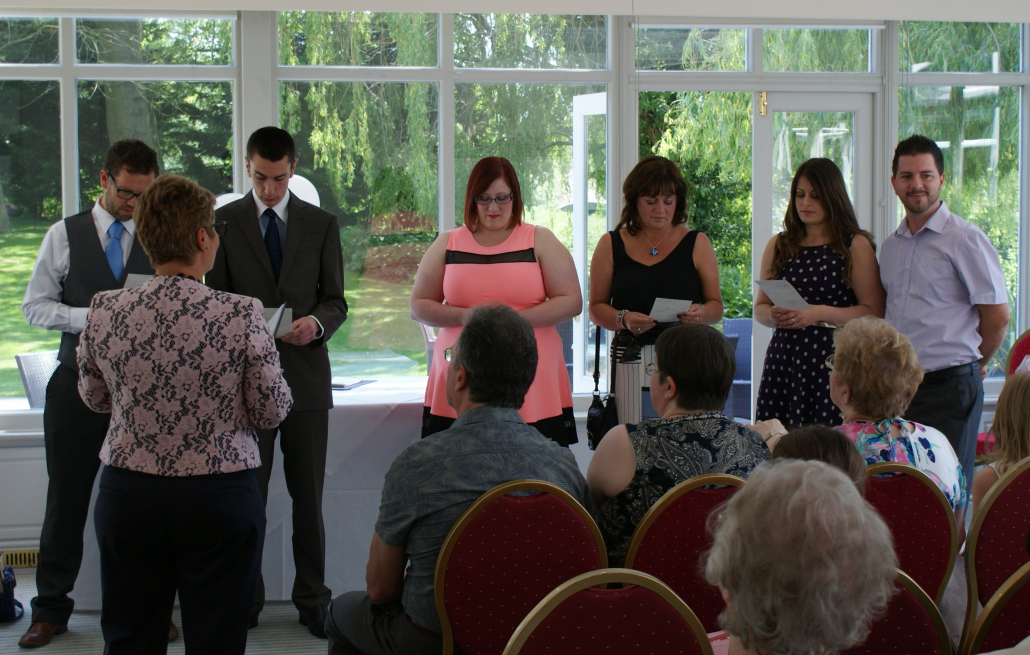 Naming Ceremony Cambridge Birmingham North Devon White Rose Ceremonies