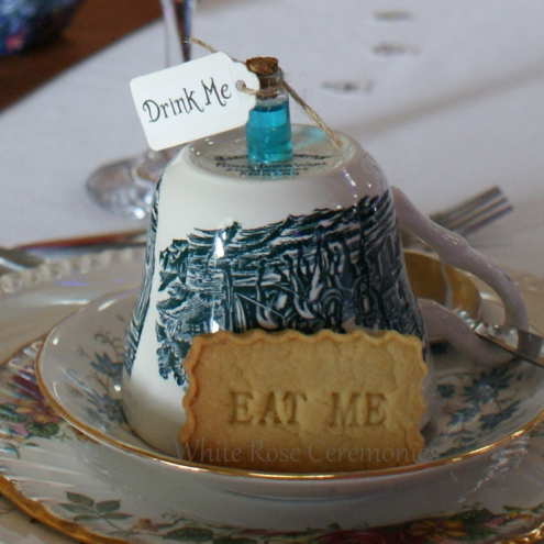 Alice-in-Wonderland Themed Wedding, Rebecca Waldron, White Rose Ceremonies