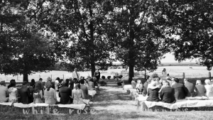 Outdoor Wedding Ceremony, wedding ceremony, hay bales, celebrant, White Rose Ceremonies, Rebecca Waldron