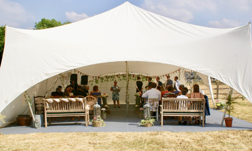 Perfect ceremony location, White Rose Ceremonies, Celebrant Wedding Perfect ceremony location at home