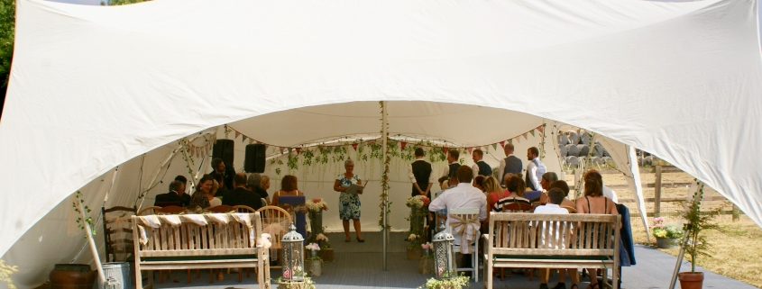 Perfect wedding venue at home