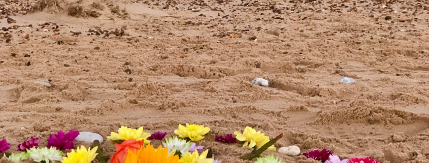 Grief ritual mandala White Rose Ceremonies Rebecca Waldron