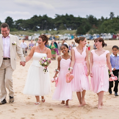 Rebecca and David Waldron, Beach Wedding, Chris Taylor Photography